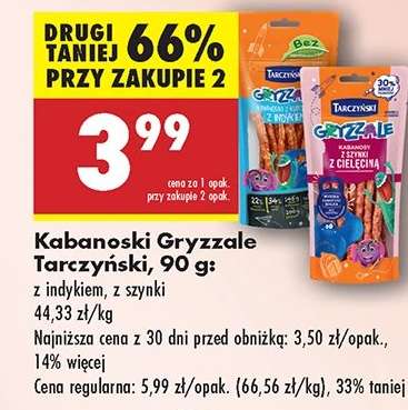Kabanoski Gryzzale Tarczyński, 90 g