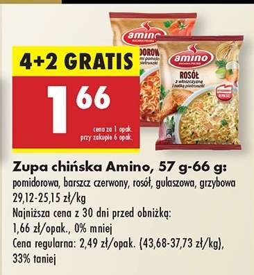 Zupa chińska Amino, 57 g-66 g