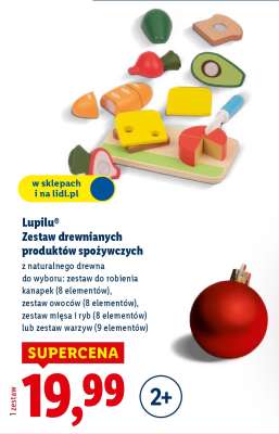 Lupilu® Zestaw drewnianych produktów spożywczych