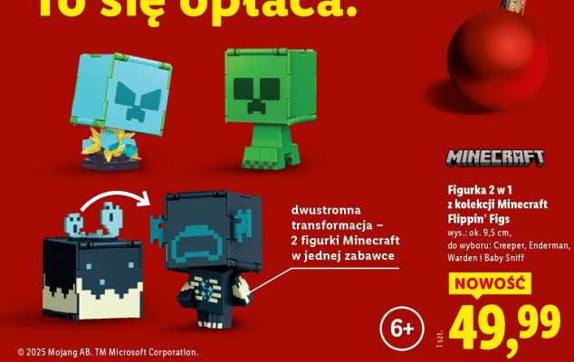 Figurka 2 w 1 z kolekcji Minecraft Flippin' Figs