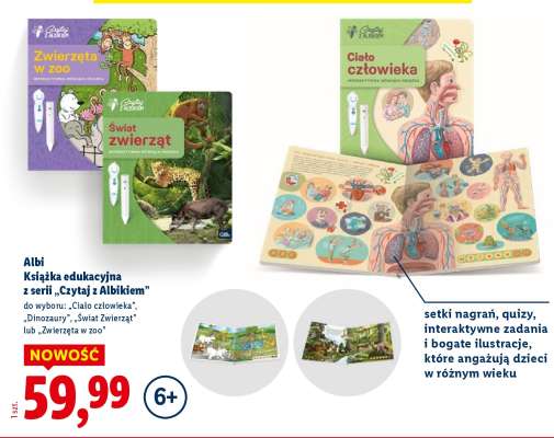 Albi Książka edukacyjna z serii „Czytaj z Albikiem”