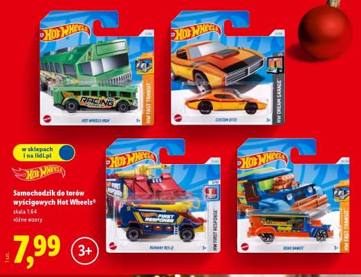 Samochodzik do torów wyścigowych Hot Wheels