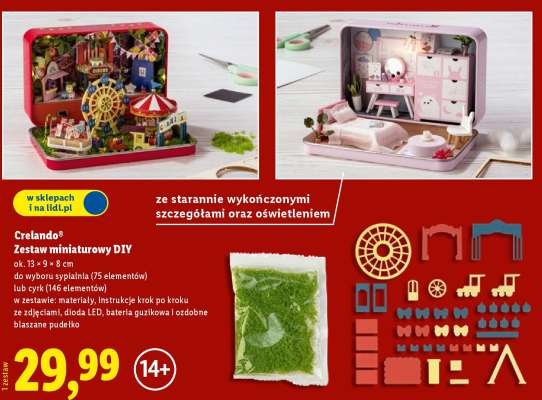 Crelando Zestaw miniaturowy DIY