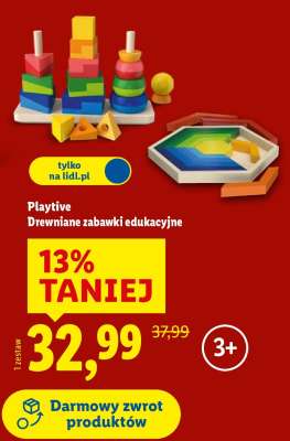 Playtive Drewniane zabawki edukacyjne