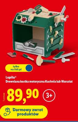 Lupilu® Drewniana kostka motoryczna Kuchnia lub Warsztat