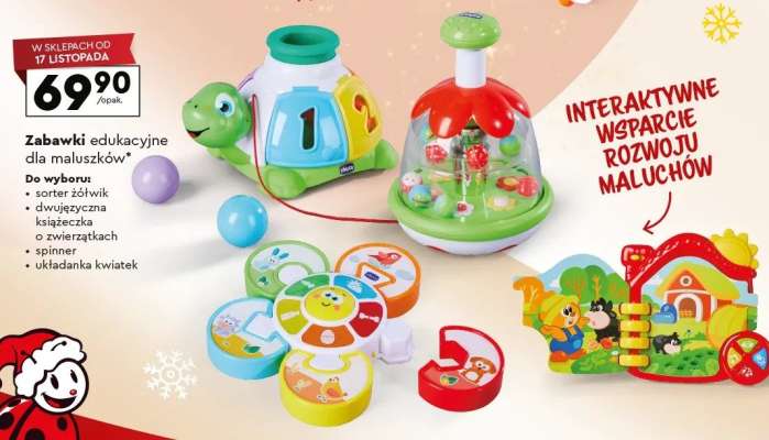 Zabawki edukacyjne dla maluszków