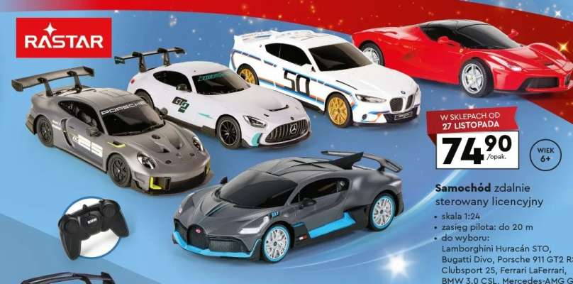 Samochód zdalnie sterowany licencyjny