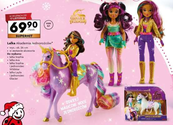 Lalka Akademia Jednorożców
