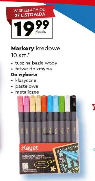 Markery kredowe, 10 szt.