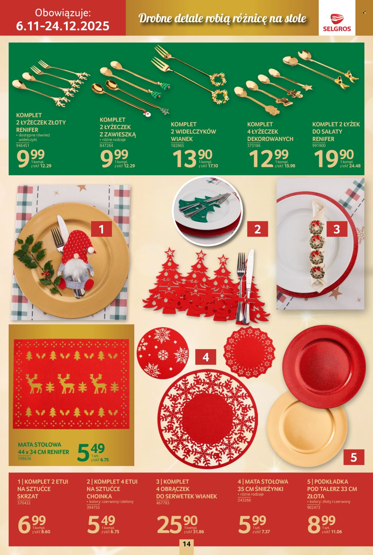 Gazetka Selgros - 6.11.2025 - 24.12.2025. Strona 14
