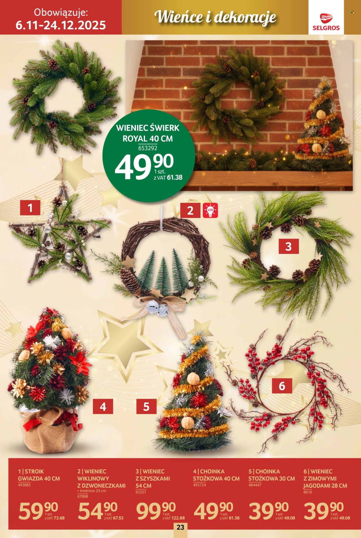 Gazetka Selgros - 6.11.2025 - 24.12.2025. Strona 23