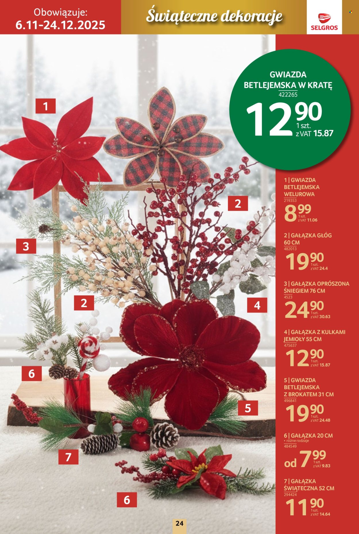 Gazetka Selgros - 6.11.2025 - 24.12.2025. Strona 24
