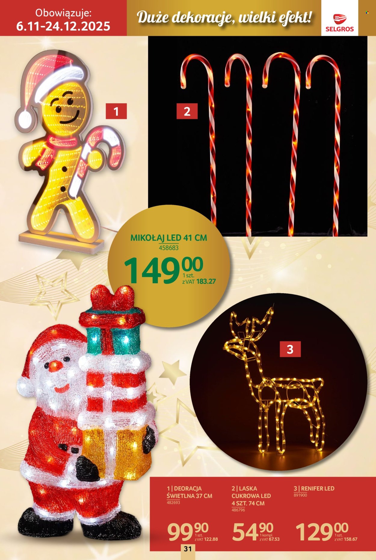 Gazetka Selgros - 6.11.2025 - 24.12.2025. Strona 31
