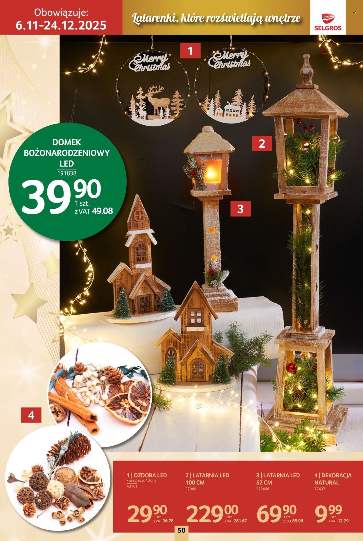 Gazetka Selgros - 6.11.2025 - 24.12.2025. Strona 50