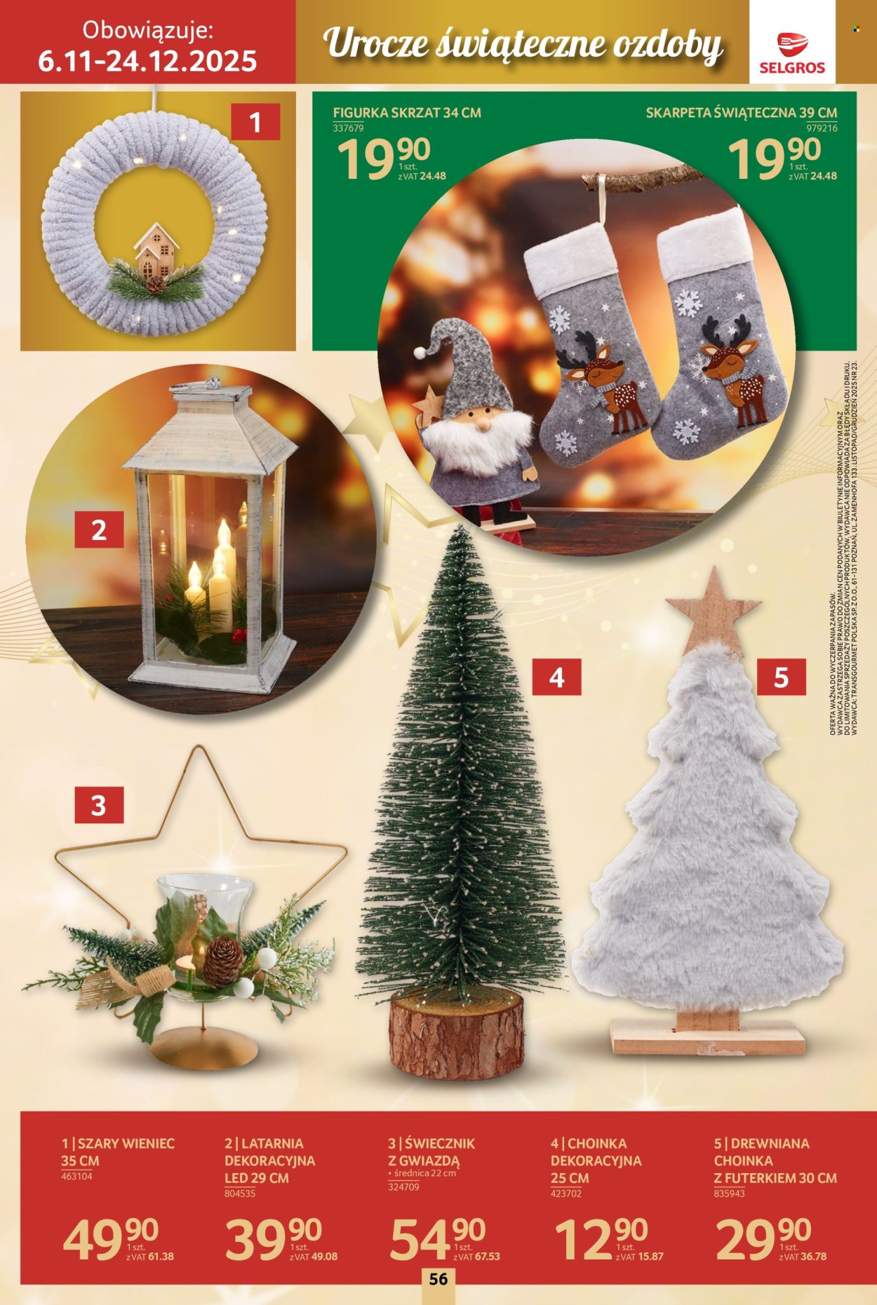 Gazetka Selgros - 6.11.2025 - 24.12.2025. Strona 56