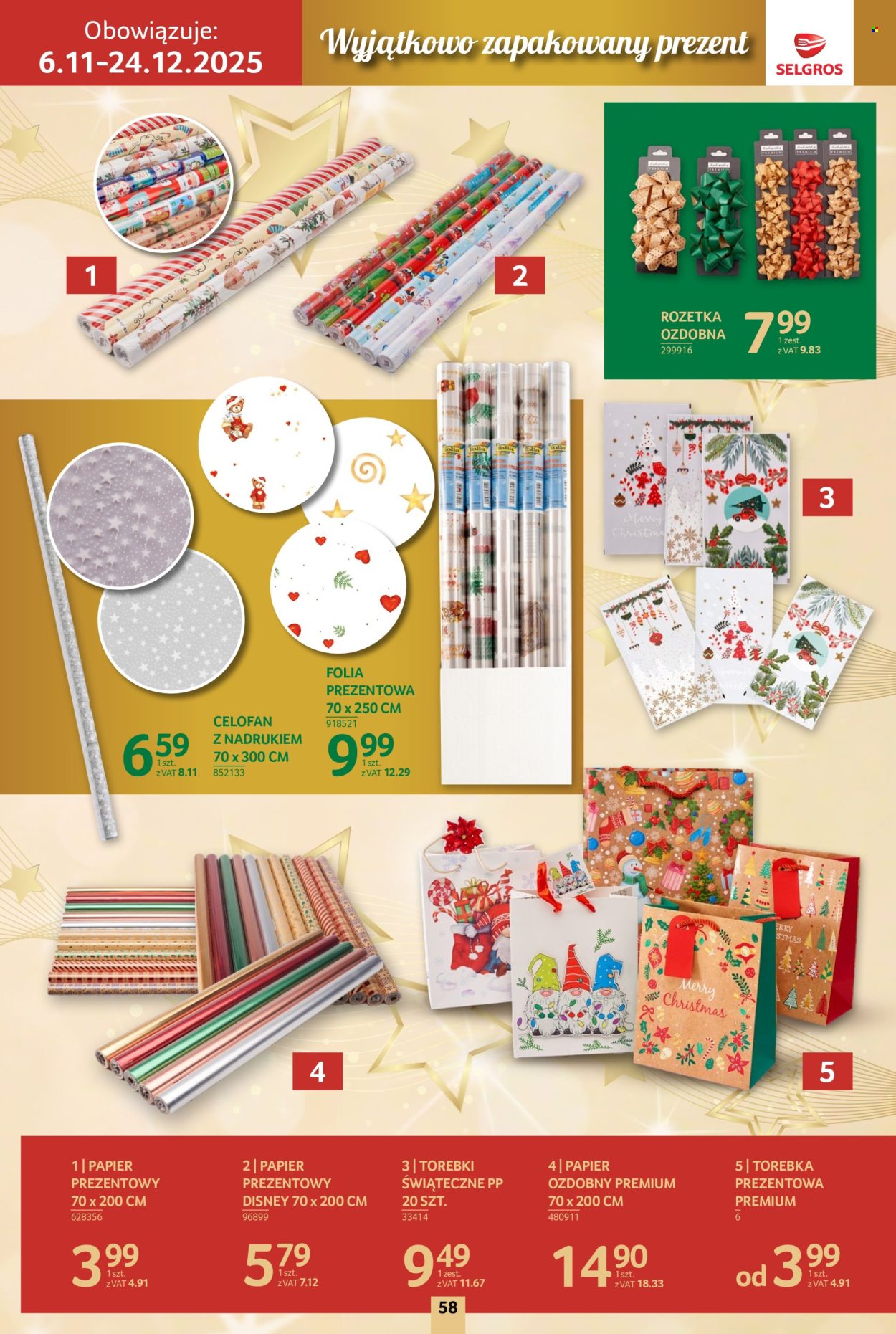 Gazetka Selgros - 6.11.2025 - 24.12.2025. Strona 58