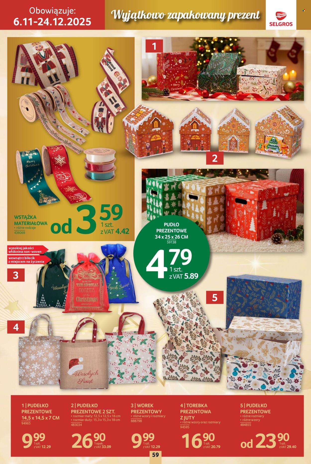 Gazetka Selgros - 6.11.2025 - 24.12.2025. Strona 59