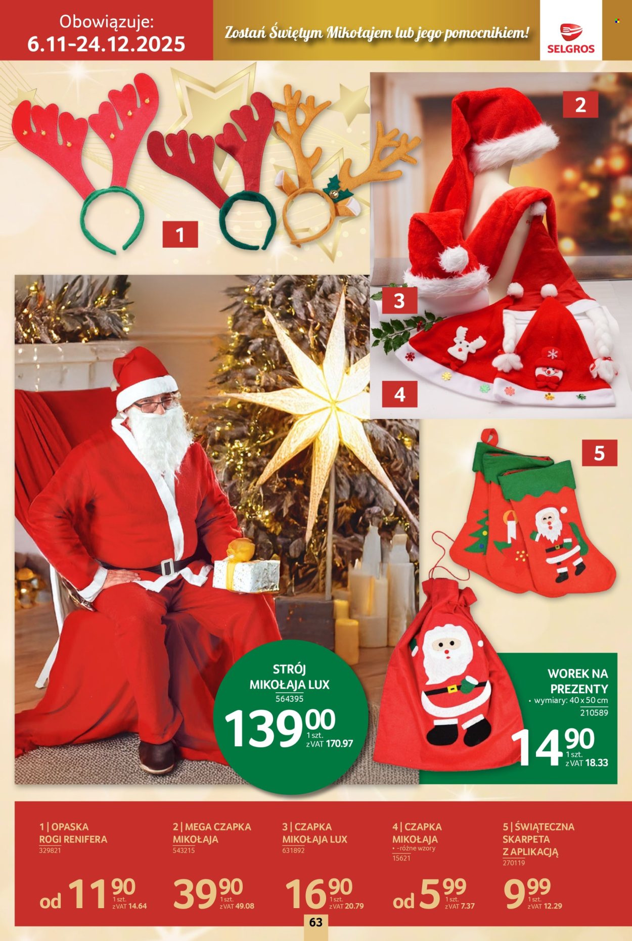 Gazetka Selgros - 6.11.2025 - 24.12.2025. Strona 63