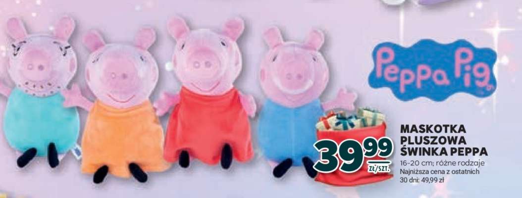 Maskotka pluszowa Świnka Peppa