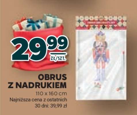 Obrus z nadrukiem