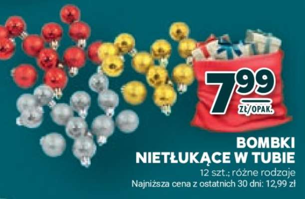 Bombki nietłukące w tubie
