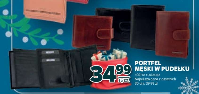 Portfel męski w pudełku