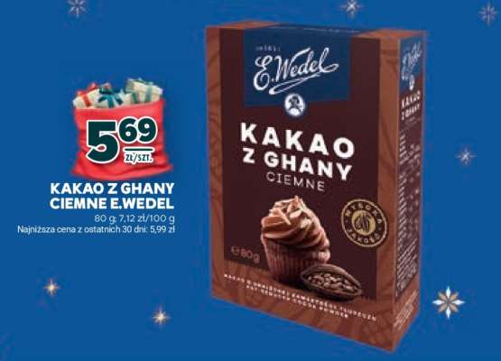 Kakao z Ghany Ciemne E. Wedel