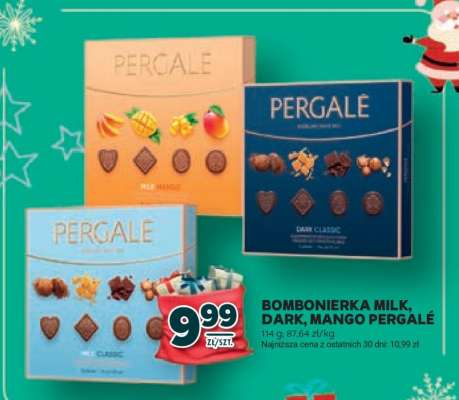 Bombonierka Milk, Dark, Mango Pergalé