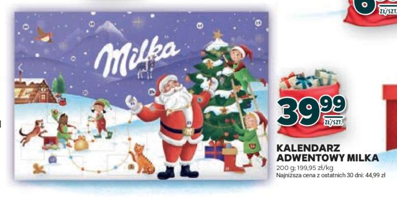 Kalendarz adwentowy MILKA