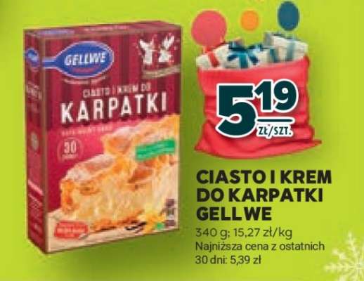 Ciasto i krem do Karpatki Gellwe