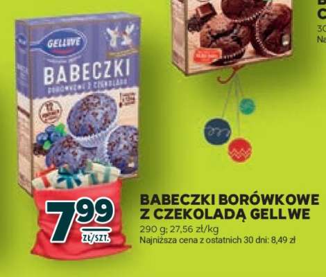 BABECZKI BORÓWKOWE Z CZEKOLADĄ GELLWE