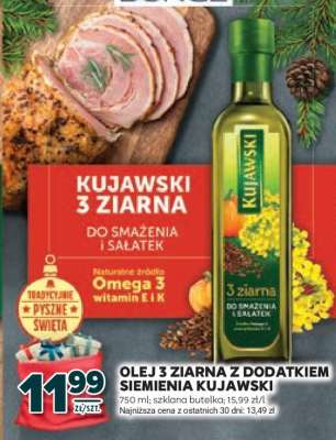 Olej 3 ziarna z dodatkiem siemienia Kujawski