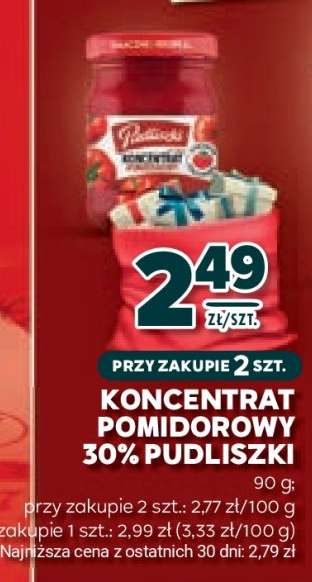 Koncentrat pomidorowy 30% Pudliszki