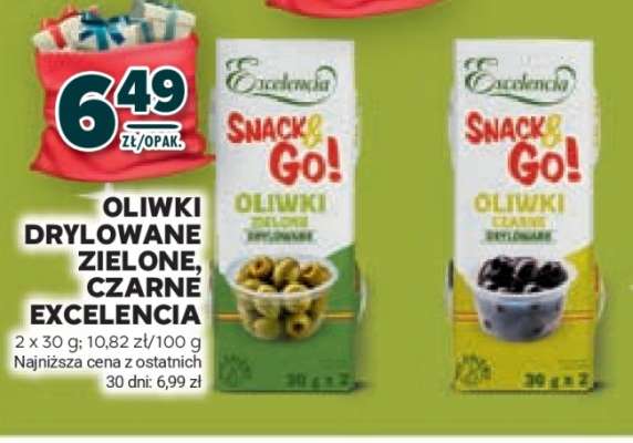 Oliwki drylowane zielone, czarne Excelencia