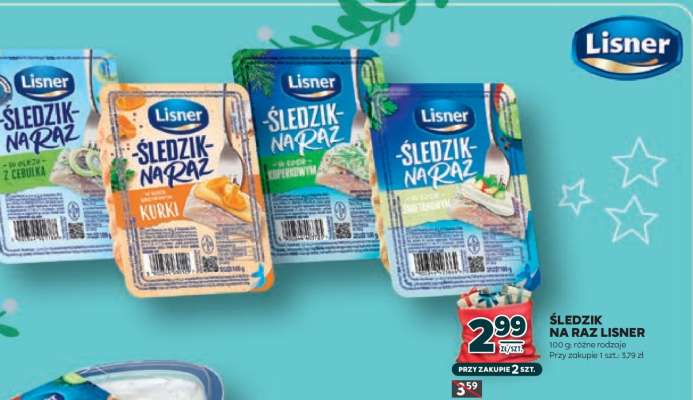 Śledzik na raz LISNER