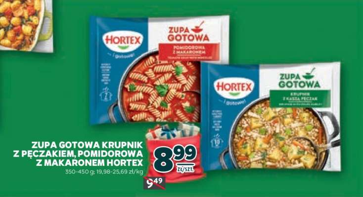 Zupa Gotowa Krupnik z Pęczakiem, Pomidorowa z Makaronem Hortex