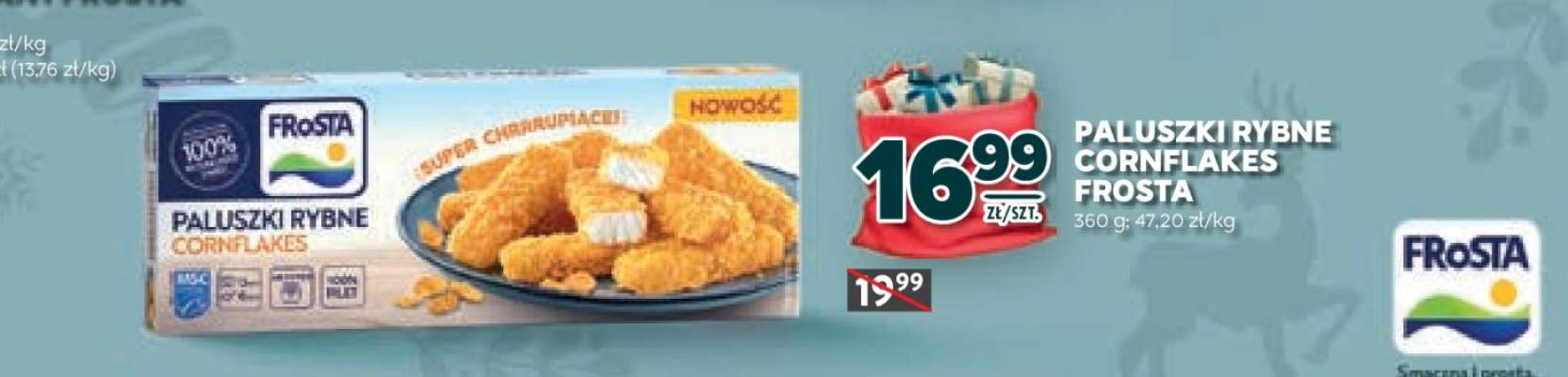 PALUSZKI RYBNE CORNFLAKES FROSTA