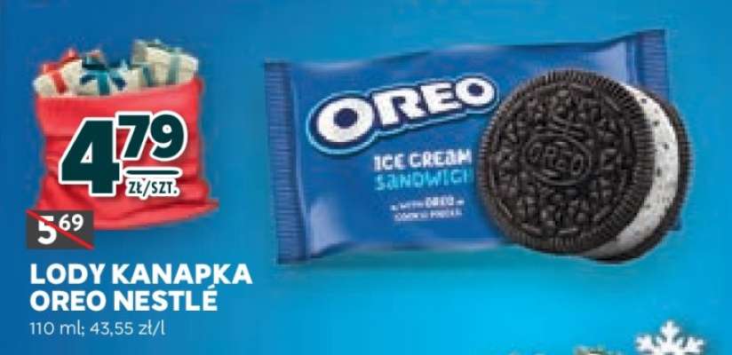Lody Kanapka Oreo Nestlé