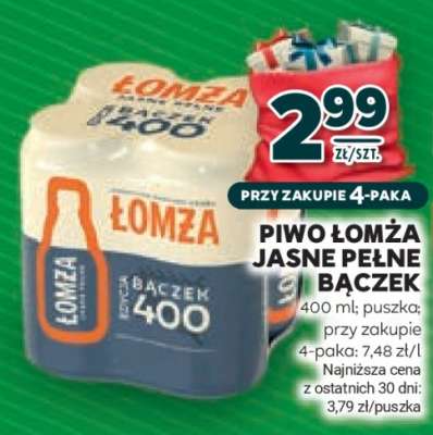 PIWO ŁOMŻA JASNE PEŁNE BĄCZEK