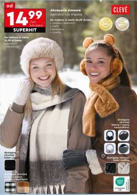 Akcesoria zimowe damskie lub męskie