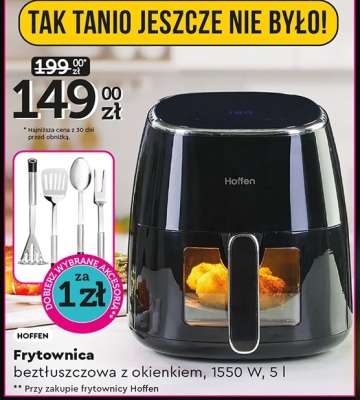 Frytownica beztłuszczowa z okienkiem, 1550 W, 5 l