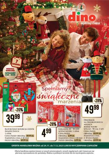 Gazetka Dino - 24.11.2025 - 7.12.2025.