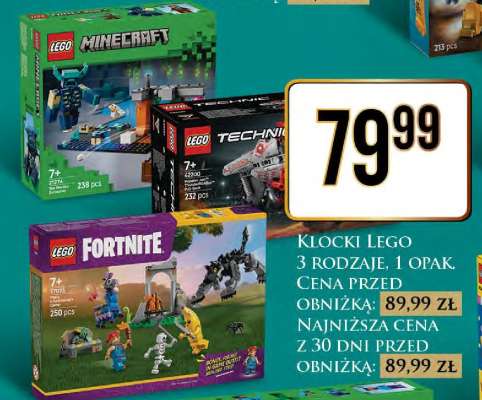 Klocki Lego 3 rodzaje 1 opak