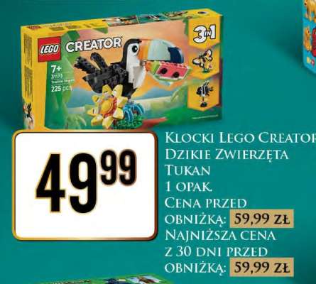 Klocki Lego Creator Dzikie Zwierzęta Tukan