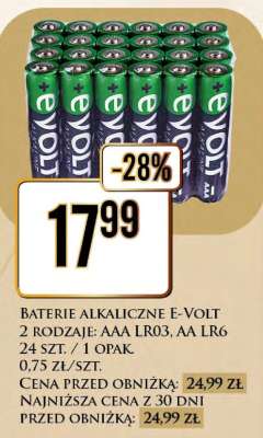 Baterie alkaliczne E Volt