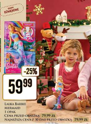 LALKA BARBIE MERMAID