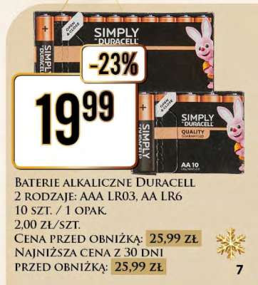 Baterie alkaliczne Duracell
