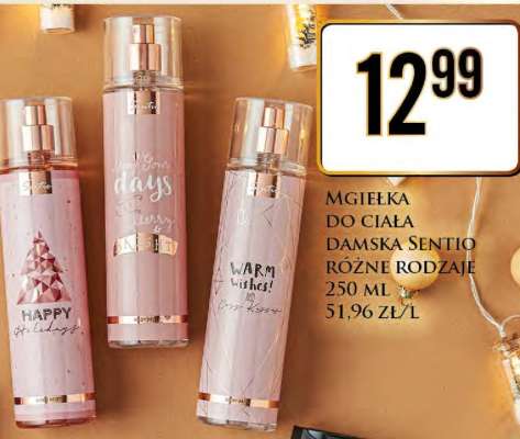 MGIEŁKA DO CIAŁA DAMSKA SENTIO RÓŻNE RODZAJE