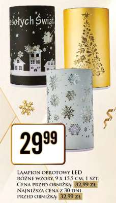 Lampion obrotowy LED