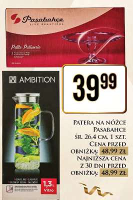 Patera na nóżce Pasabahce